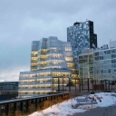 IAC Building in winter