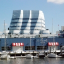 The Sail Building: from the piers