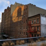 Former Baker & Williams Warehouse, with water tank
