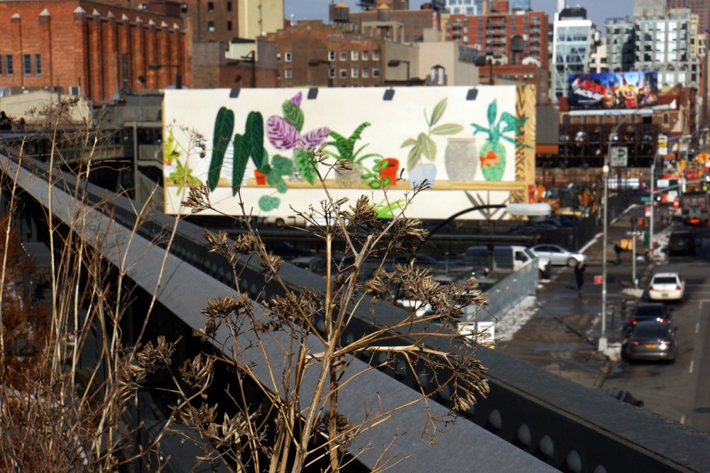 Jonas Wood, "Shelf Still Life," on the High Line