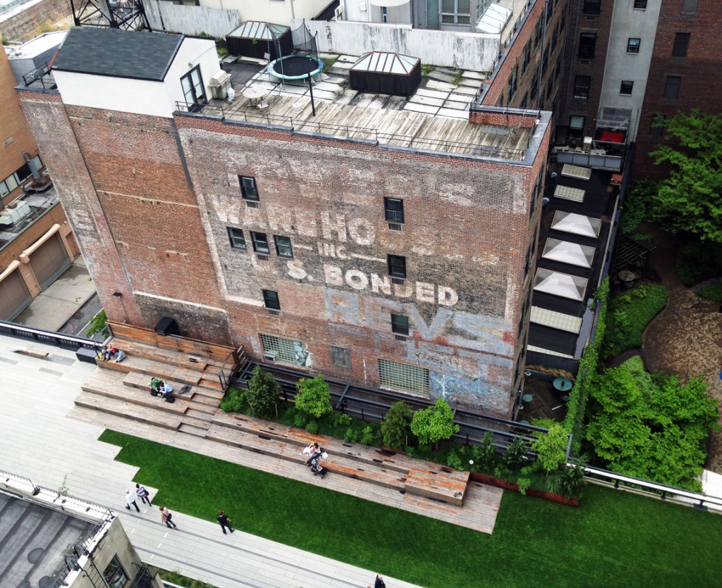 Spears Building and High Line lawn